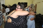La Directora ejecutiva del CCRD-C, Lic. Rita M. García se emocionó con la representación de Lourmary, la Cristina de Espectros