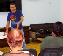 El pastor bautista Luis Carlos Marrero, aparte de sus ideas sobre la presencia de la revista Subalternas en el panorama cubano, habló sobre las pulsiones y pasiones de Mel Herrera, su directora