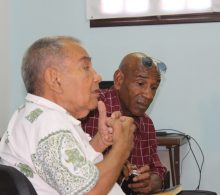 Tomás F. Robaina no habló solo de la presencia e importancia de Urrutia, sino también de otros imprescindibles como Juan R. Betancourt, Lino Dou, Juan G. Gómez y Julián Valdés Sierra