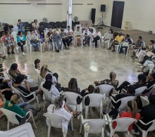 El intercambio y el debate entre los especialistas de salud y los participantes también formó parte del evento