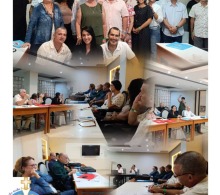 Los integrantes de la Junta Directiva felicitaron a los trabajadores del Centro por tantos años de intensa labor al servicio del pueblo