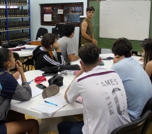 Durante toda la semana, en horario extraclases, ocurre la preparación para el ingreso a la Educación Superior