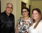 Pastora Yodalis Santiago (derecha) junto a Rita M. García y Pedro González, Directora Ejecutiva y Coordinador General del CCRD-C respectivamente