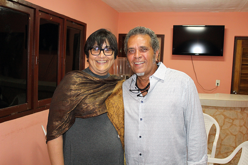 Luis Alberto García junto a la Directora Ejecutiva del CCRD-C Rita M. García Morris