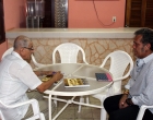 Luis Alberto García junto al Rev. Raimundo García Franco