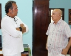 Luis Alberto García junto a Diego E. Valdés Coordinador del CID