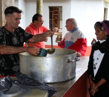 Tras la celebración compartimos una deliciosa caldosa