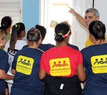 Red de profesionales en primera línea en Sabanilla, Matanzas