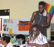 En el encuentro de Afroemprendedores el estilo afrocaribeño no faltó