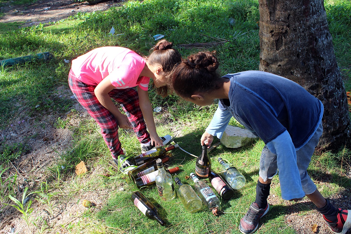 La basura fue clasificada para su próxima reutilización