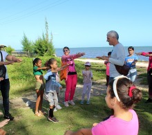 El psicólogo Frank A. Velázquez facilitó dinámicas participativas
