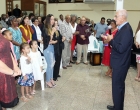 El pastor Raimundo García Franco nos dio la bendición de despedida
