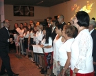 El pastor Samuel Hernández y el coro de la II Iglesia Bautista cerraron esta noche de celebración