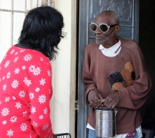 Los beneficiarios agradecen la atención y la visita