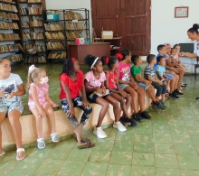 Charla educativa sobre la no violencia a niñas y niños de la localidad