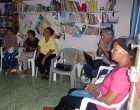 Trabajo de grupo durante el taller en Jovellanos