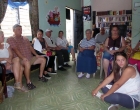 Durante el Taller Orientación a la familia en procesamiento de duelo, en el municipio de Jovellanos