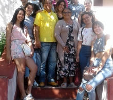 De visita a uno de los emprendimientos en Varadero