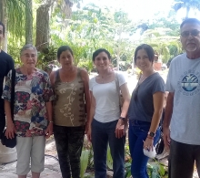 Representantes de la OMB junto a coordinadores del CCRD-Cuba