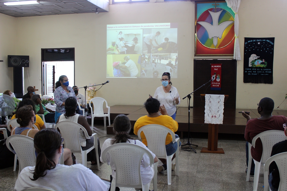 Beatriz Lima Lizama, coordinadora de la Pastoral para la Reflexión y el Diálogo, habló de nuestro apoyo a las instituciones de salud durante la pandemia covid-19