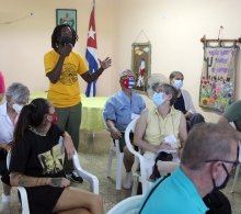 Varios fueron los temas que guiaron el intercambio entre los integrantes de la caravana Pastores por la Paz y los coordinadores de programas, pastorales y departamentos