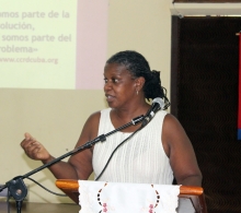 Gail Walker, directora ejecutiva de la Fundación Interreligiosa para la Organización Comunitaria (IFCO), agradeció el encontrarse con una organización como la nuestra