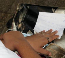 Durante el encuentro, se leyeron versículos bíblicos que refieren el cuidado y respeto a los ancianos