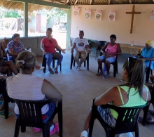 Durante el Taller de empoderamiento femenino