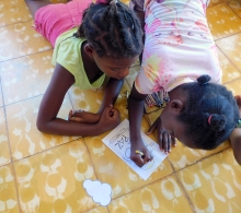 La paz fue una de las temáticas que se trabajó con los niños y niñas