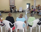 Taller Liderazgo y acompañamiento pastoral a grupos vulnerables. Pastores Sarahí García y Alison Infante (de pie)