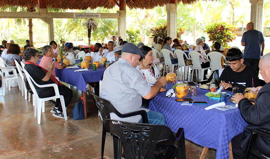 En la finca El Retiro del CCRD-C se degustó de comida típica cubana