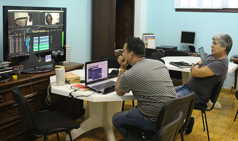Durante el proceso de edición del audiovisual La excepción de la Regla