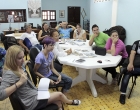 Durante el taller sobre fotografía y video