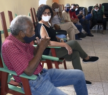 Participaron diferentes representantes de grupos y proyectos comunitarios