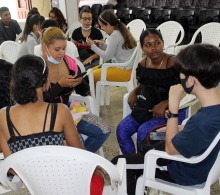 Para hablar sobre posibles proyectos de vida, se juntaron por equipos