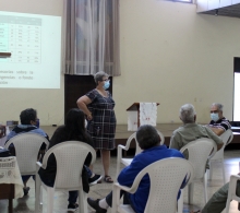 Durante el intercambio, al término de cada exposición