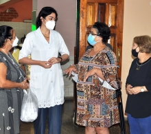 La directora provincial de salud de la provincia Matanzas, Ailuj Casanova Barreto, agradeció la labor del CCRD-C