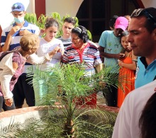Características de diferentes plantas, como el modo de sembrarlas, incidencia de la luz solar, entre otros aspectos, fueron abordados por Reina González