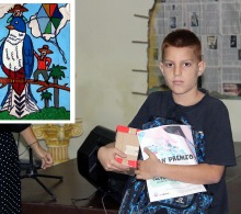 En la edad entre 11 y 15, categoría pintura, resultó premiado Abrahan de la Caridad González Pérez