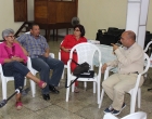 A la derecha, Rev. Joel Ortega Dopico, Presidente del CIC