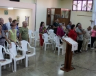 Durante el devocional, efectuado el 12 de febrero