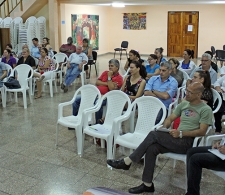 Trabajadores del CCRD-C asistentes a la conferencia