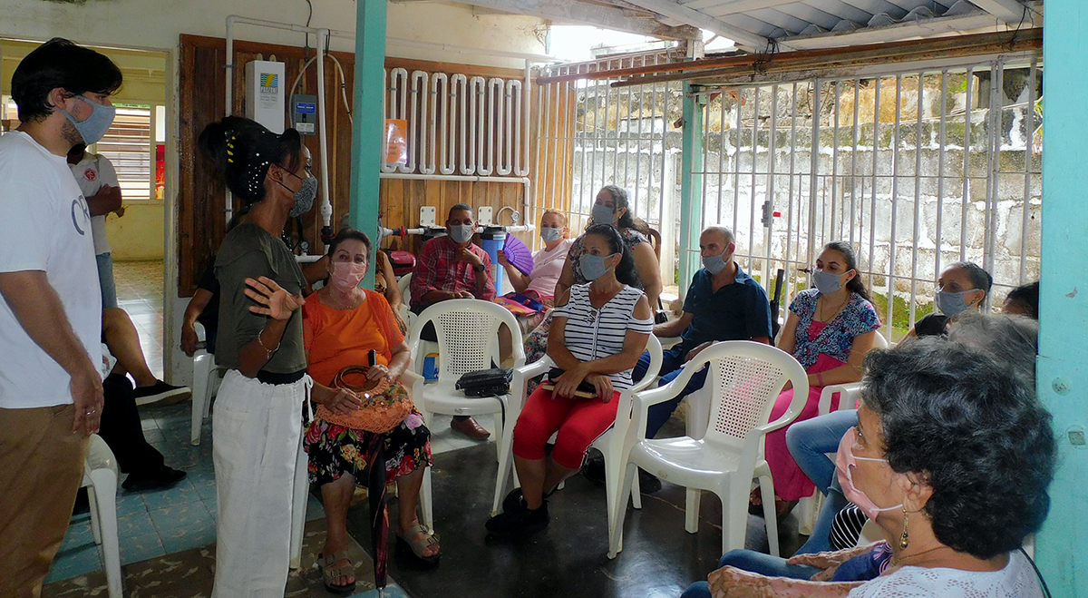 Ana Luisa, especialista del CCRD-Cuba, insistió en que cuidarse no es un acto egoísta, sino la manera de realizar y disfrutar de esas actividades saludables o benéficas