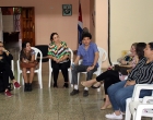 Al centro Luis Emilio Aybar, sociólogo del Instituto de Investigación Cultural Juan Marinello