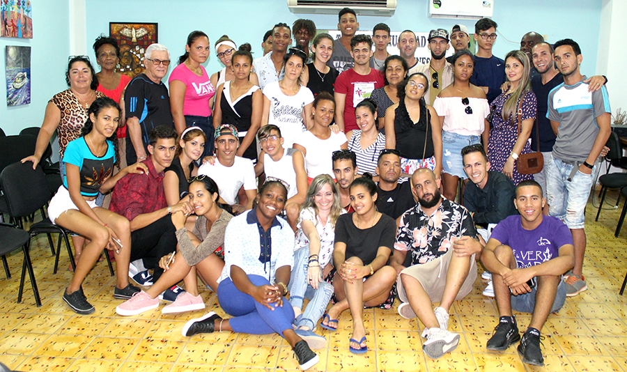 El grupo de los jóvenes. Taller de sexualidad en CCRD-C