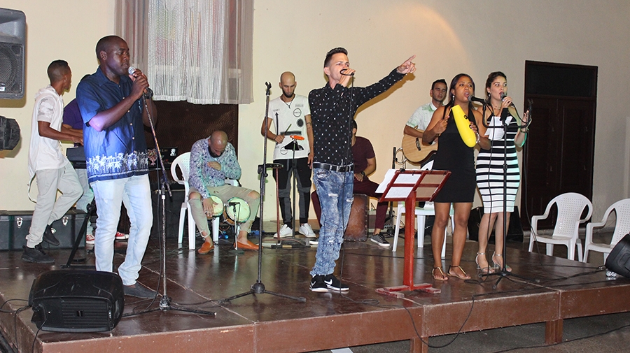 Grupo musical Blend, del municipio Los Arabos