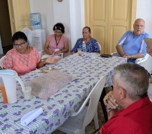 Caridad Barros, pediatra y diplomada en oncopediatría y colaboradora del CCRD-Cuba intercambió con integrantes del Proyecto Alas de Esperanza