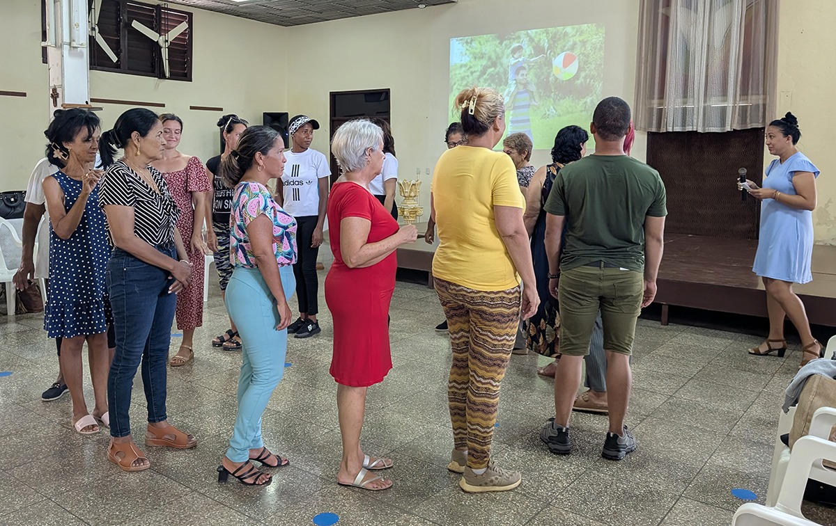 Todos los asistentes al Taller compartieron una dinámica participativa
