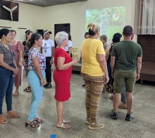 Todos los asistentes al Taller compartieron una dinámica participativa