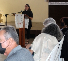 Daylíns Rufín Pardo, pastora de la FIBAC y profesora del Seminario Evangélico de Teología